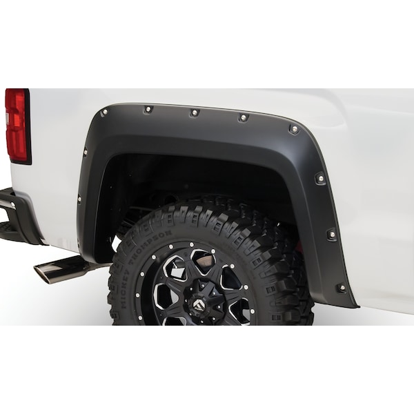 Bushwacker 14-16 SIERRA 1500/15-16 2500/3500HD POCKET STYLE FENDER FLARES ABS SMO 40122-02 - main